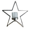 Estrela decorativa com taça porta vela